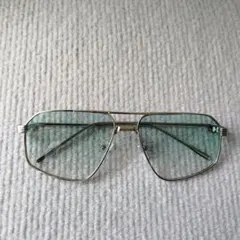 ツーブリッジ★ダブルブリッジ★多角形メガネ★メタルフレーム★ビッグシェイプ