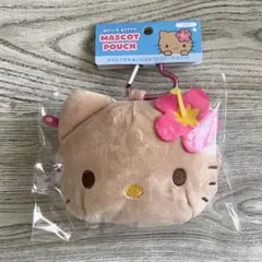 日焼けデザイン(ハローキティ) カラビナ付きぬいぐるみマスコット