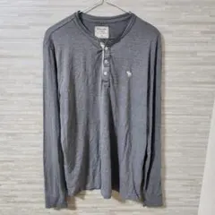 【M】アバクロンビー＆フィッチ 長袖カットソー ロゴ