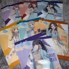 学園アイドルマスター　クリアファイル　ローソン　７種セット