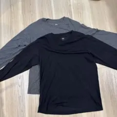 ユニクロ長袖Tシャツ　Lサイズ二枚セット