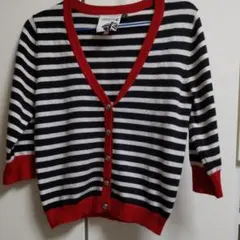 ボーダー カーディガン