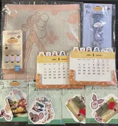 くまのプーさん　一番くじ　Cozy Winter Days 計8点セット