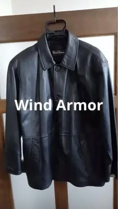 Wind Armor 羊革　ブラックレザージャケット Lサイズ