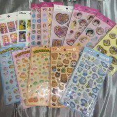 ディズニー プリンセス ぷっくりシール ステッカー まとめ売り 13枚