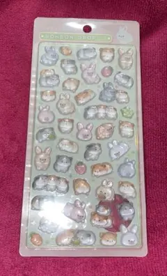 国内正規品　ボンボンドロップシール　うさぎ　モルモット