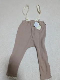 バースデイ　テータテート　サスペンダー付きリブパンツ 　サロペット