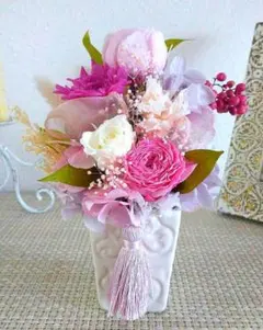 プリザーブドフラワー 春のお供えギフト 仏花