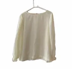 earth music&ecology  アース　ミュージック薄い黄色　ブラウス