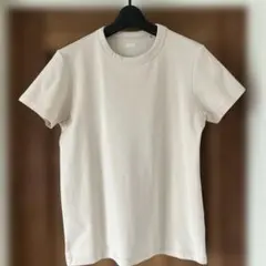 UNIQLOUTクルーネックベージュTシャツ　XL レディース