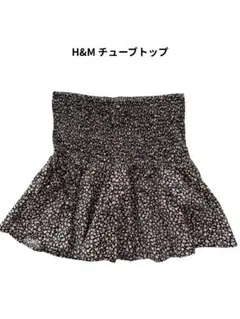 H&M 花柄チューブトップ
