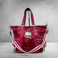 美品】COACH ポピー 2Way タータンチェック 紫 Y2K 希少 - メルカリ