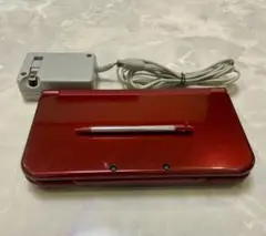 New 3DS LL レッド 本体 ACアダプター付き