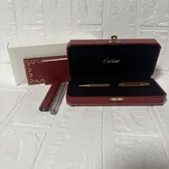 ❣️Cartier カルティエ❣️ マストⅡボールペン ゴールド ストライプ