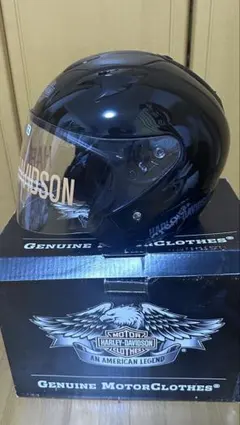 Harley-Davidson ジェットヘルメット マットブラック - メルカリ