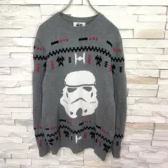 STAR WARS ×ON THE BYAS ストームトルーパー ニットセーター