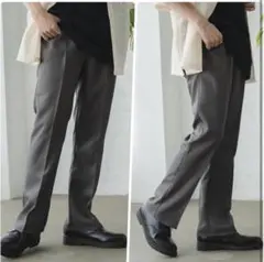 WEGO 男女兼用 スラックス グレー L