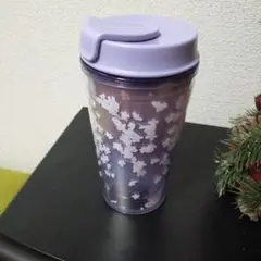 Starbucks 桜模様 紫色 タンブラー 450ml