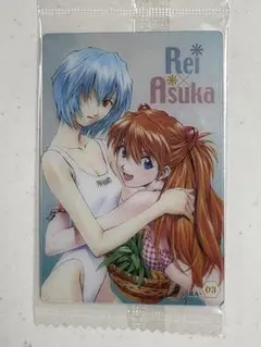 エヴァンゲリオン ウエハースカード レイ アスカ マリ 水着 - メルカリ