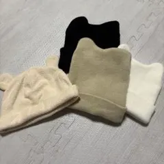 COMME CA ISM 耳付きニット帽4点セット