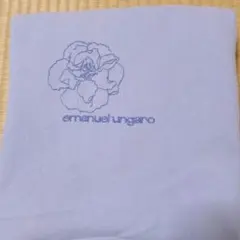 emanuel ungaro フラットシーツ シングル 花柄刺繍 綿100%西川