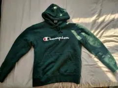 Champion ダークグリーン パーカー