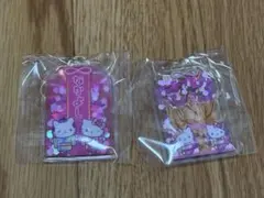 マツケンサンバ×ハローキティ シャカシャカHAPPYキーホルダー 2個セット
