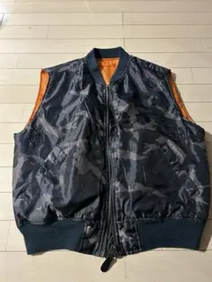 迷彩柄ナイロンベスト