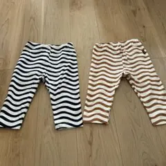 ユニクロbyマリメッコ　ストレッチレギンス2点セット