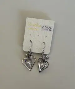 【新品】ハート　ピアス　フックピアス　日本製
