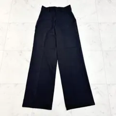 新品 グレイル　センタープレスストレートパンツ　ai07 ブラック　黒　XS