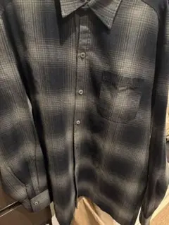 CALTOP オンブレチェックシャツ