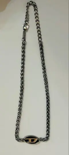DIESEL ネックレス チェーン シルバーカラー 箱付き