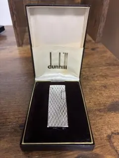 dunhill シルバー ライター ストライプ総柄 - メルカリ