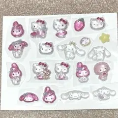 ハローキティ マイメロディ　シナモロール　ボンボンドロップシールmini 正規品