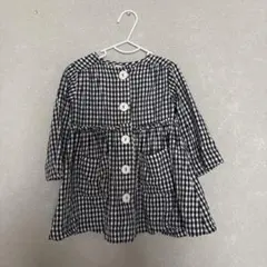 après les cours ワンピース 80サイズ ギンガムチェック