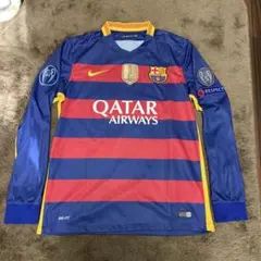 バルセロナ　15-16シーズン　ホーム　ユニフォーム　長袖　L　ネイマール　11