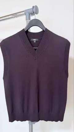 新品 UNIQLO:C プレミアムリネンベスト S ユニクロシー タグ付き