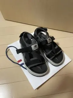 New Balance ブラック サンダル　22cm