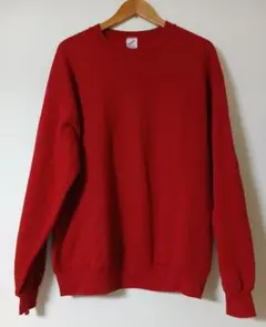90s　アメリカ製　JERZEES レッド スウェット L