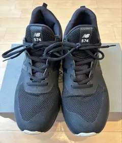 New Balance MS574SBK ブラック スニーカー