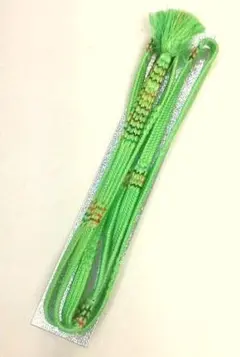値下げしました！ 帯締め グリーン