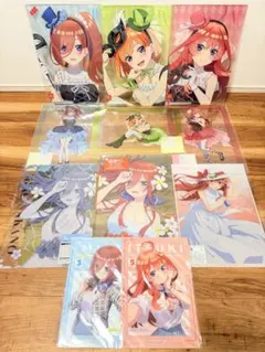 五等分の花嫁 ひこくじ きゃらっとくじ アクリルボード 三玖 四葉 五月