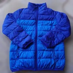 青色 中綿コート サイズ140