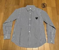 PLAY COMME des GARCONS ストライプシャツ Mのサムネイル