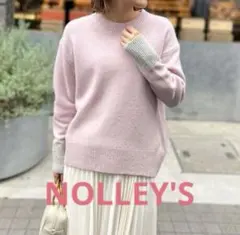 めろんぱん様専用NOLLEY'S カシミヤブレンドクルーネックプルオーバー38