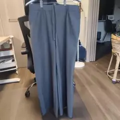 イージーワイドパンツ　ユニクロC　グレー　L