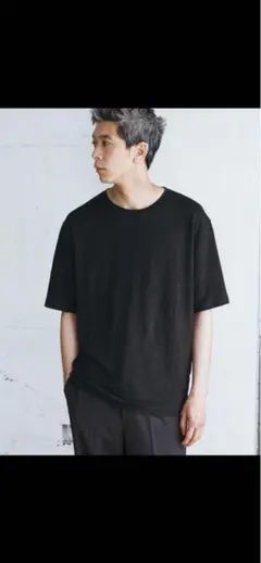 完売品！Linen T-Shirt 二枚DRIFTWOOD ICE BLACKのサムネイル