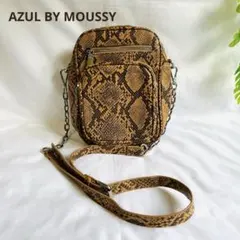 AZUL BY MOUSSY パイソン柄 ミニショルダーバッグ 2WAY