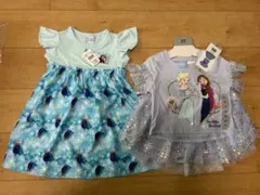 エルサアナTシャツスカート セット 3T ワンピース 100cm